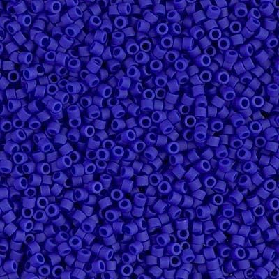11/0 Cylinder Seed Beads - Matte Op Cobalt - DB0756 5 grams
