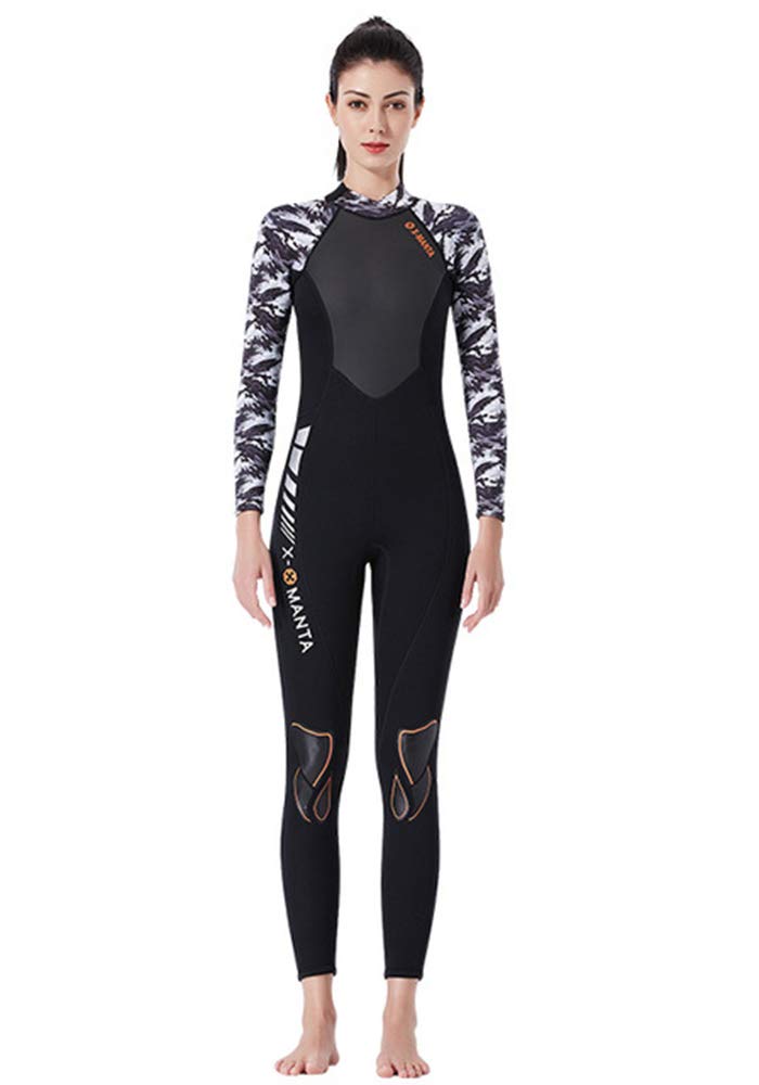 Youth Women One Piece Full Body Guardian 1.5mm Neoprene Scuba Diving Suits Surfing Swimming Long Sleeve Wetsuit Surfing Suit