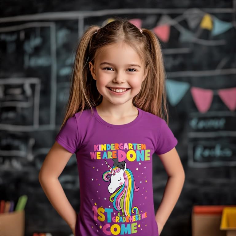 Image of Kindergarten Graduation Shirt Kids Kindergarten Graduation Gifts for Girls T-Shirt Top
