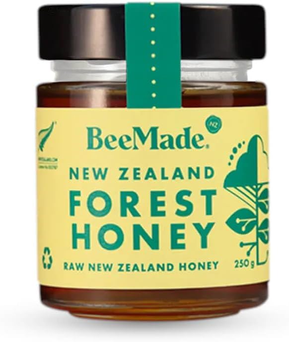 Harvest Forest Honey 250g, New Zealand Raw Honey, 100% Pure Honey | BeeMade Harvest Forest Honey 250g, New Zealand Raw Honey, 100% Pure Honey
