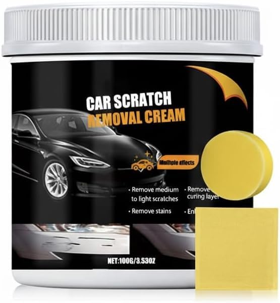 Car Scratch Remover - Car Scratch Repair Paste Polishing Wax with Sponge Deep Scratch Repair Premium Scratch Remover Kit for Vehicles