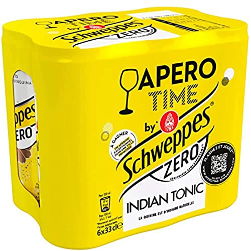 Schweppes Schweppes zero indian tonic - Le pack de 6x33cl