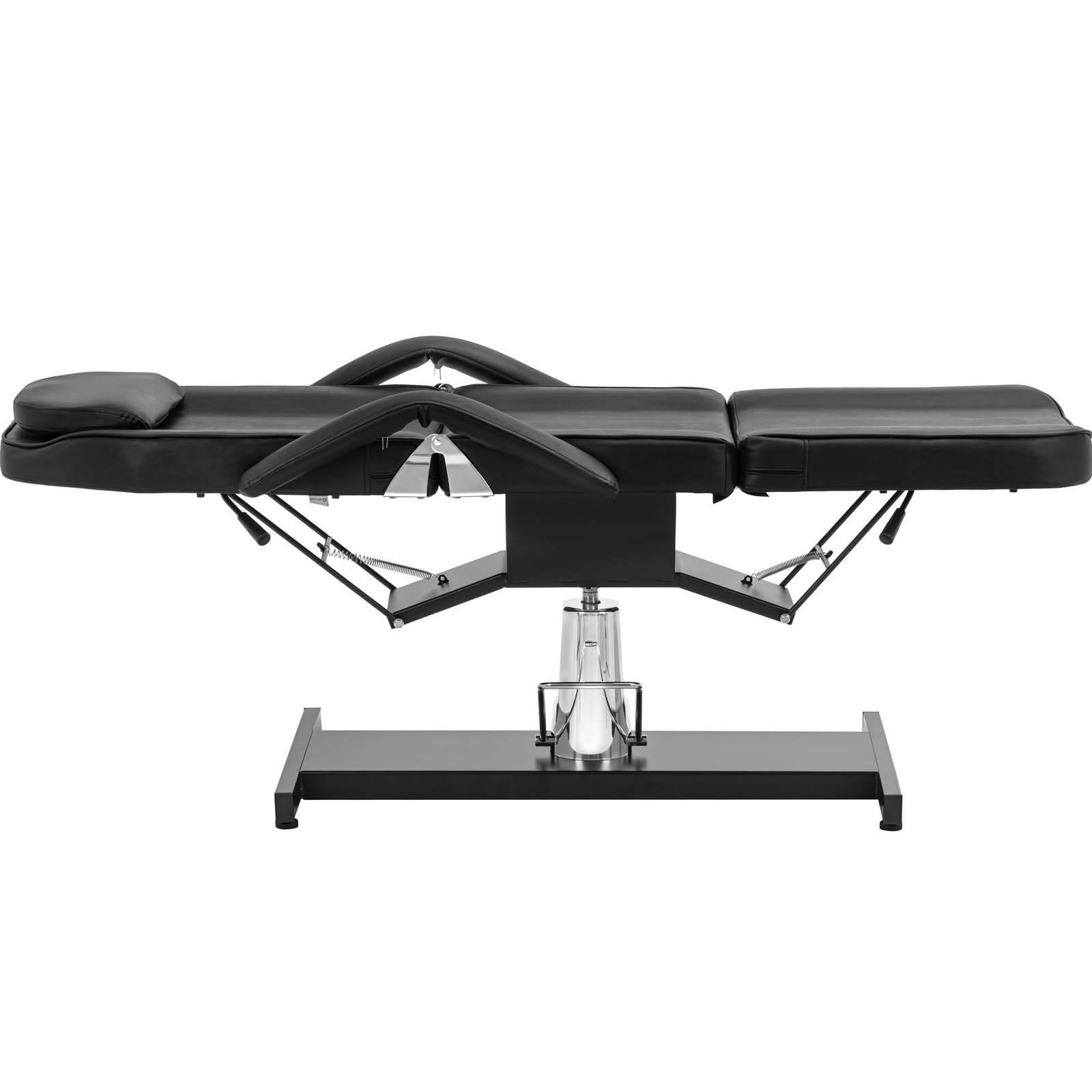 physa Lettino estetista 180 x 58 x 67-78 cm 200 kg Nero Lettini massaggi Poltrona tattoo