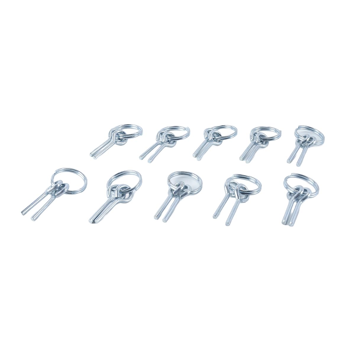 10 anillos para extremos de postes, accesorios para tiendas de campaña, para acampar al aire libre, senderismo y viajes.