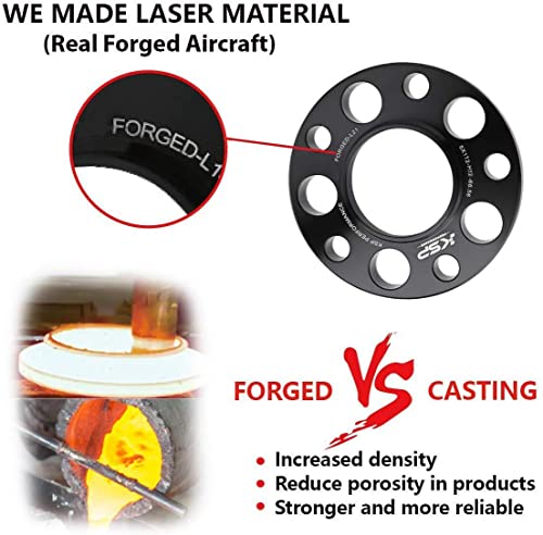 Ksp 5X112Mm Wheel Spacers,12Mm 66.56Mm Hubcentric Bore Forged Tuning Spacer For Most Vehicle, Newer A4 S4 A5 S5 A6 S6 A7 S7 A8 Quattro, 2019+ (G-Chassis),2Pcs #TOP7