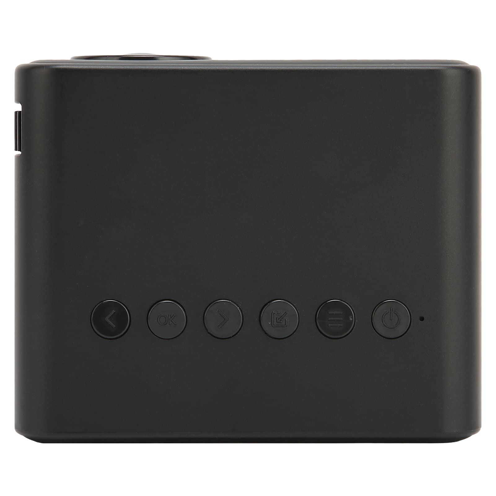 Mini Proiettore, Mini Proiettore Portatile, Proiettore per Telefoni Cellulari Home Theater per Proiezione su Schermo Proiettore Intelligente Ricaricabile per Viaggi (Nero)