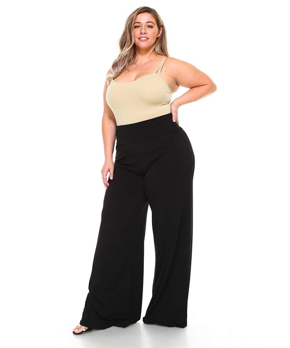 Plus Size Palazzo Wide Leg Casual Simple Everyday wear Pants