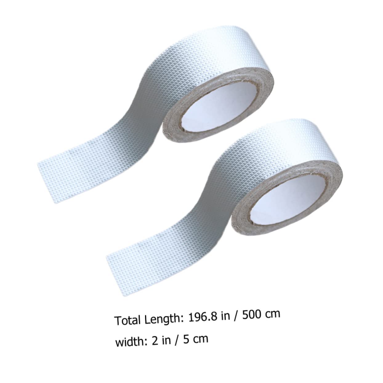Cinta de Butilo de Aluminio para Reparar Fugas en Techos, Sellado Resistente al Agua, 2 Piezas, Plata, para Mantenimiento