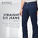 Buffalo David Bitton mens Straight Six Jeans, Deep Navy, 38W x 32L US