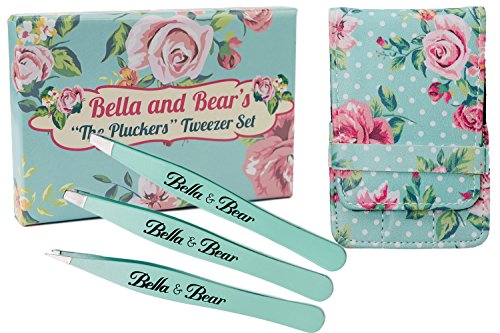 Bella And Bear Eyebrow Tweezers For Women - The Precision Tweezers Set For Professional Shaping