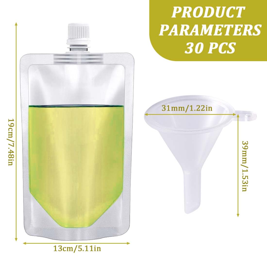 Flasques En Inox 230 Ml Lot De 2 Avec Entonnoirs | Anti-fuite, Bouchon Vissé – Pour Randonnée, Fêtes, Cadeau - 7