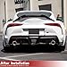 Real Carbon Fiber Trunk Spoiler Compatible with 2020-2026 Toyota GR Supra A90 A91 Rear Spoiler