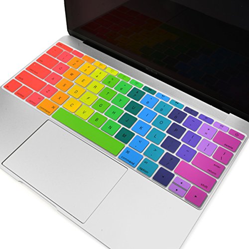 TOP CASE - Keyboard Cover Silicone Skin Compatible with MacBook Pro 13 inch