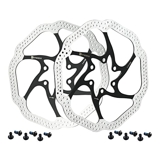Rotors de frein à disque VTT et route 160mm - Lot de 2 disques durables avec boulons