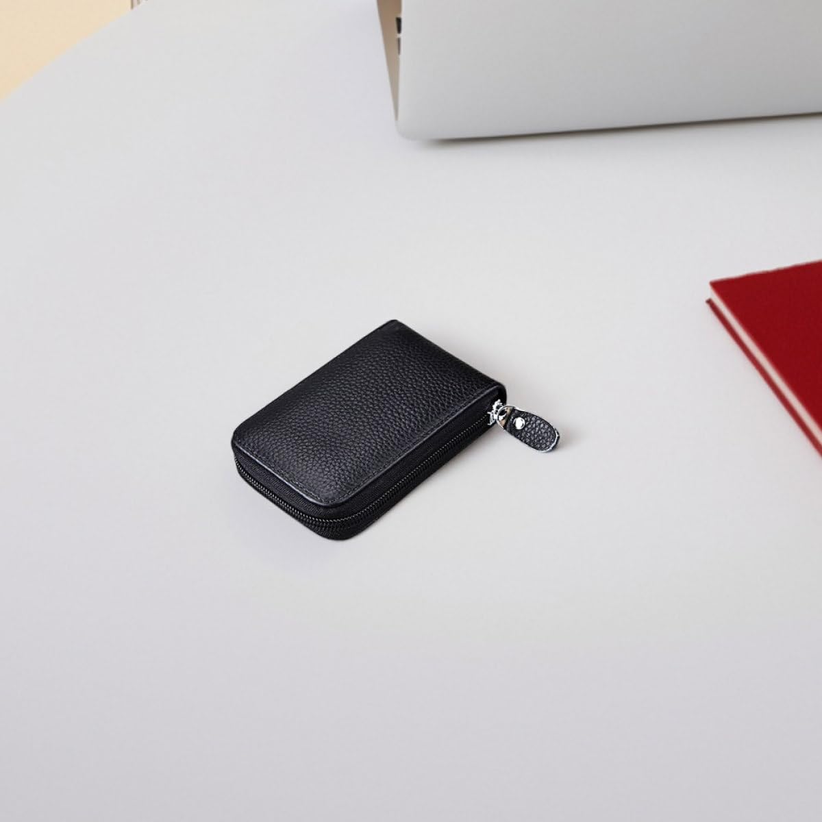 2 Portacarte in con Zip Resistente Portatessere con Molteplici Scomparti per e Banconote Custodia Unisex per