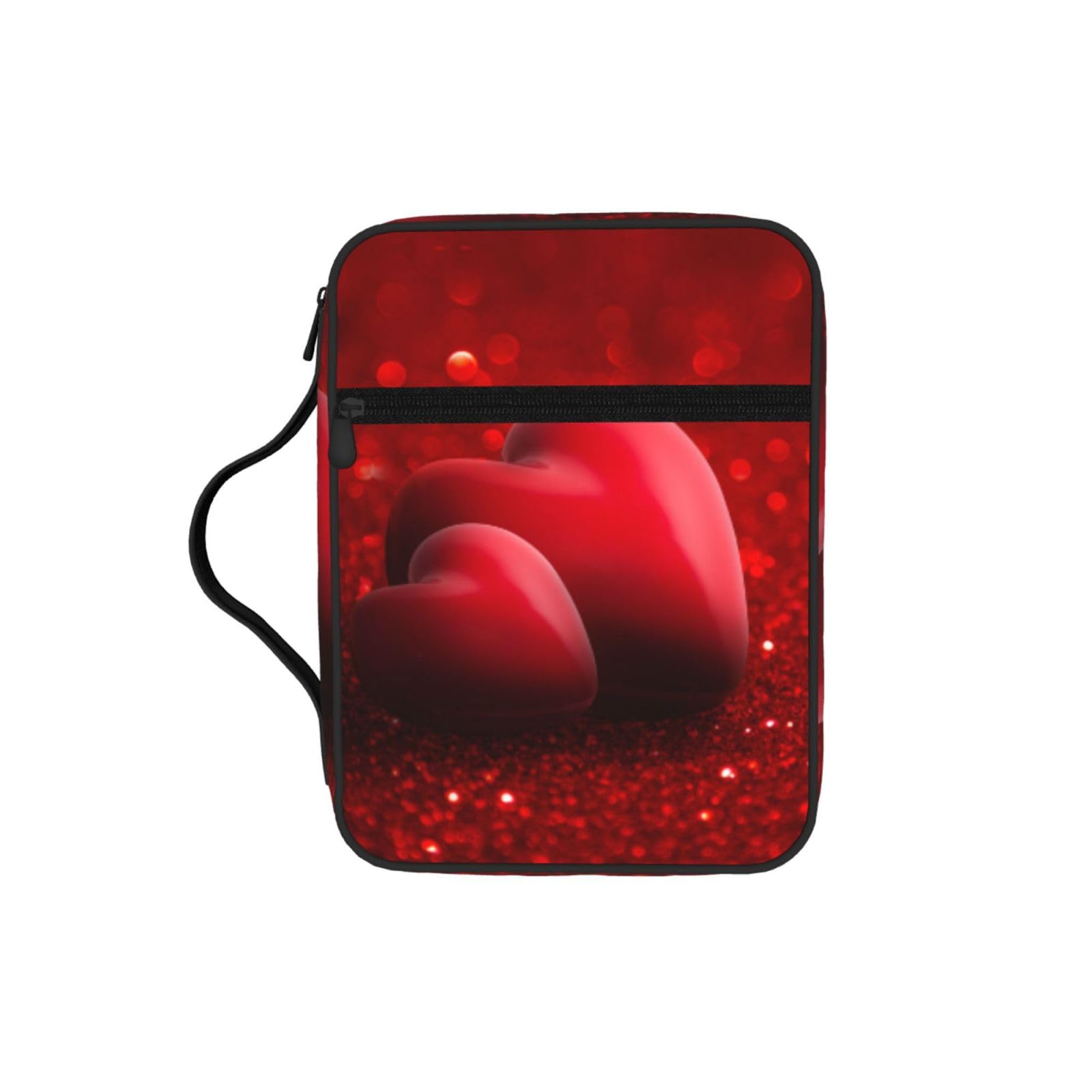 Heart Wallpaper Love Bible Cover Case Waterproof Bible Bag With Handle Organizer Storage Book Cover For Bible Study