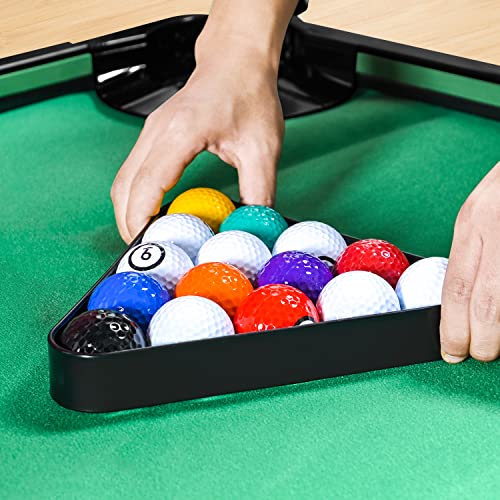 GOODLYSPORTS Golf Game, Golf Pool Indoor Family Game Set, Putting Green Indoor, World’s Largest Golf Putting Pool Table, Putting Mat 108.2\" L x 57.4\" W. Indoor Golf Game, Golf Games for Adults Indoor