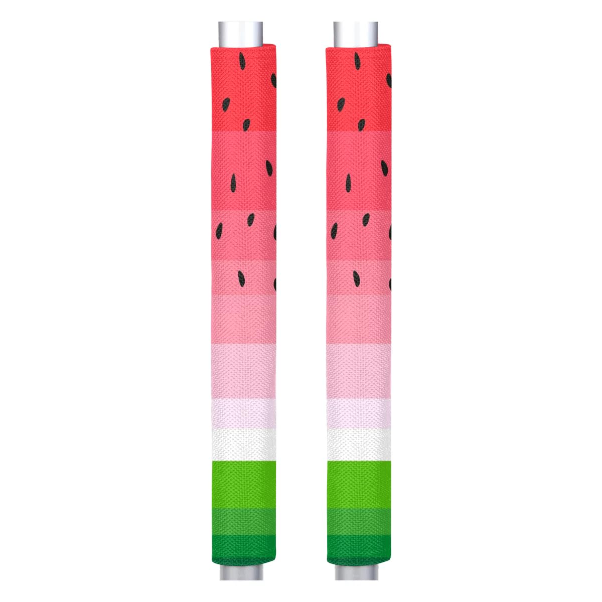 Pardick Pink Watermelon Refrigerator Door Handle Covers Set of 2 Washable Kitchen Appliance Handles Decor Protector for Fridge, Microwave, Dishwasher, Oven Keep Off Food Stains, Oil