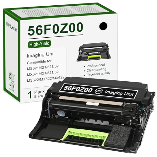 56F0Z00 Imaging Unit (High Yield, Black) 1-Pack Replacement for Lexmark MS321dn, MS421dn, MS421dw, MS521dn, MS621dn, MS622de, MX321adn, MX321adw, MX421ade, MX521ade, MX522adhe, MX622adhe Printer -  TOPXLKCMY