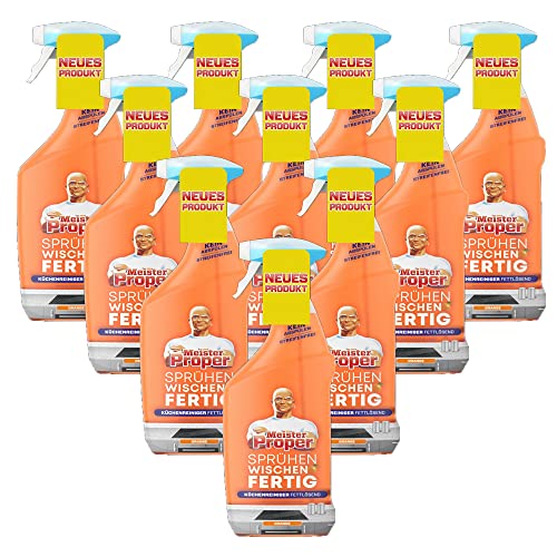 10er Pack Meister Proper K?chenspray K?chenreiniger Spray f?r strahlenden Glanz und frischen Duft 800ml Cover