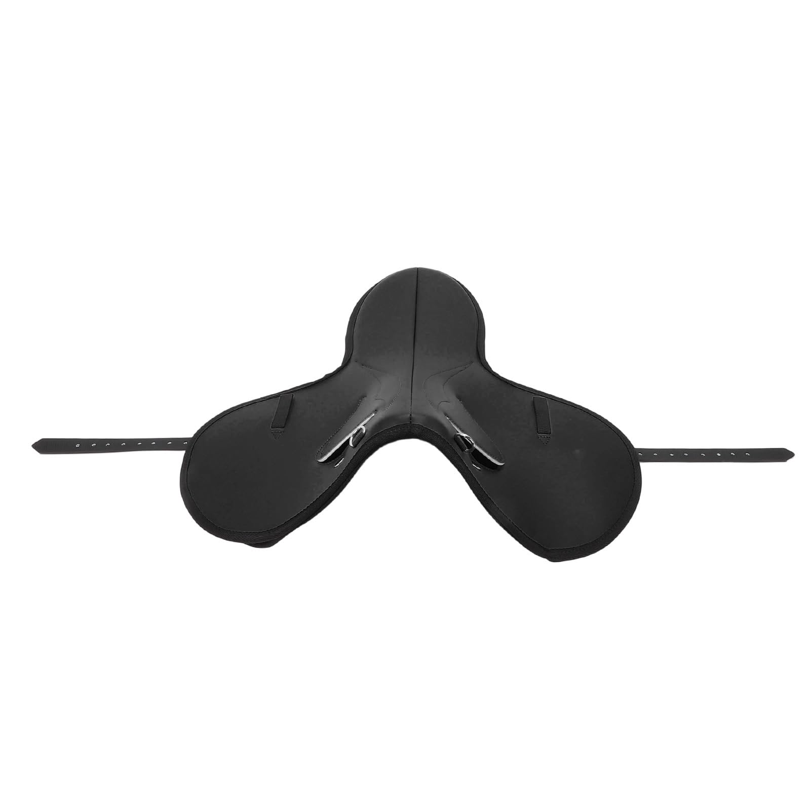 Amortyzująca Podkładka Pod Siodło, Podkładka do Jazdy Konnej Pod Siodłem, Mata Ochronna z Mikrofibry z antypoślizgową konstrukcją, Czarna, Ergonomiczne Podparcie dla Koni, Jeździectwo,