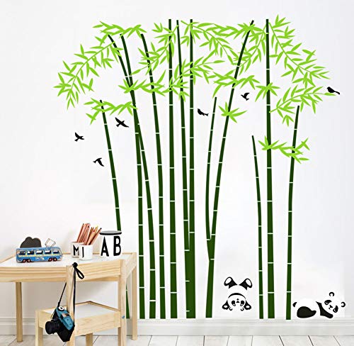 Vinilo Decorativo Panda y Árbol 190x200 cm