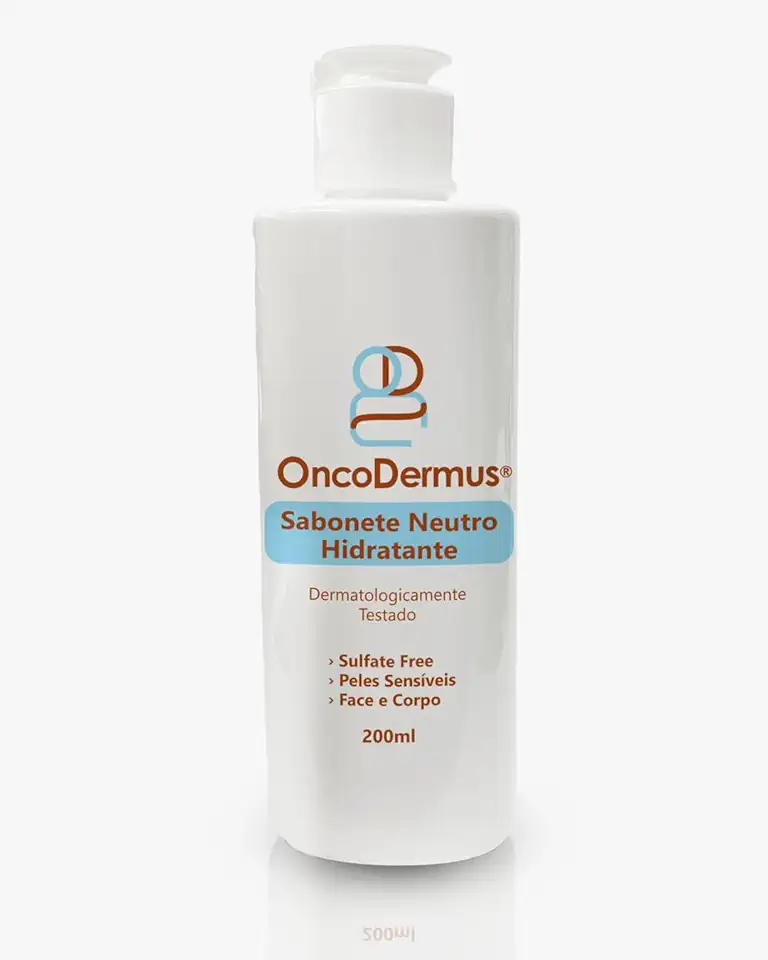 Sabonete Neutro Hidratante, Oncodermus - Para Peles Sensíveis, Face e Corpo, 200 mL