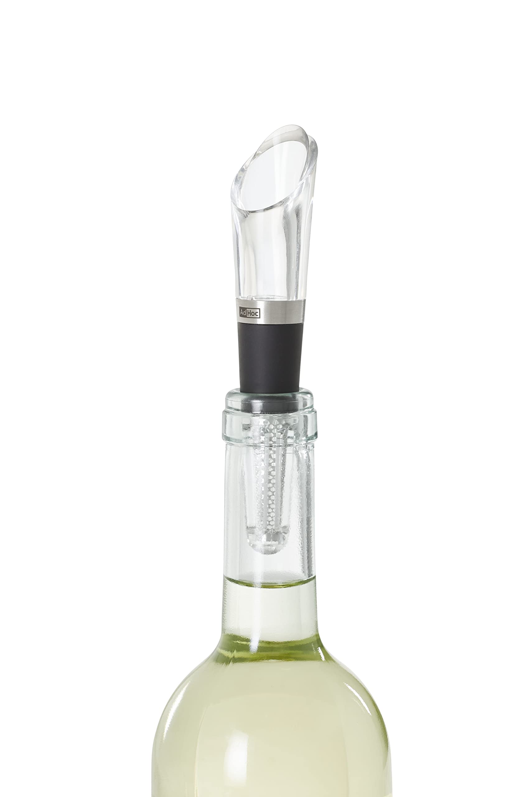 AdHoc VA13 Wein-Genießer-Set 3-tlg. bestehend aus 1x Weinbelüfter und Ausgießer, 1x Weinausgießer und Partikelfilter und 1x Weinflaschenverschluss Vine