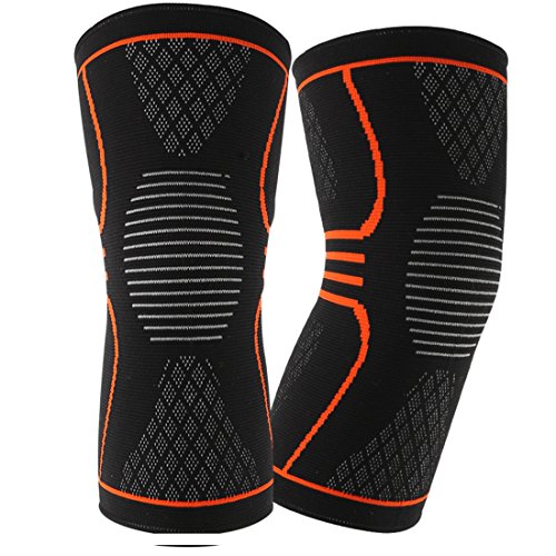 Knee Brace Knee Support, Compression Knee Sleeve (Pair) for Meniscus Tear, ACL, MCL