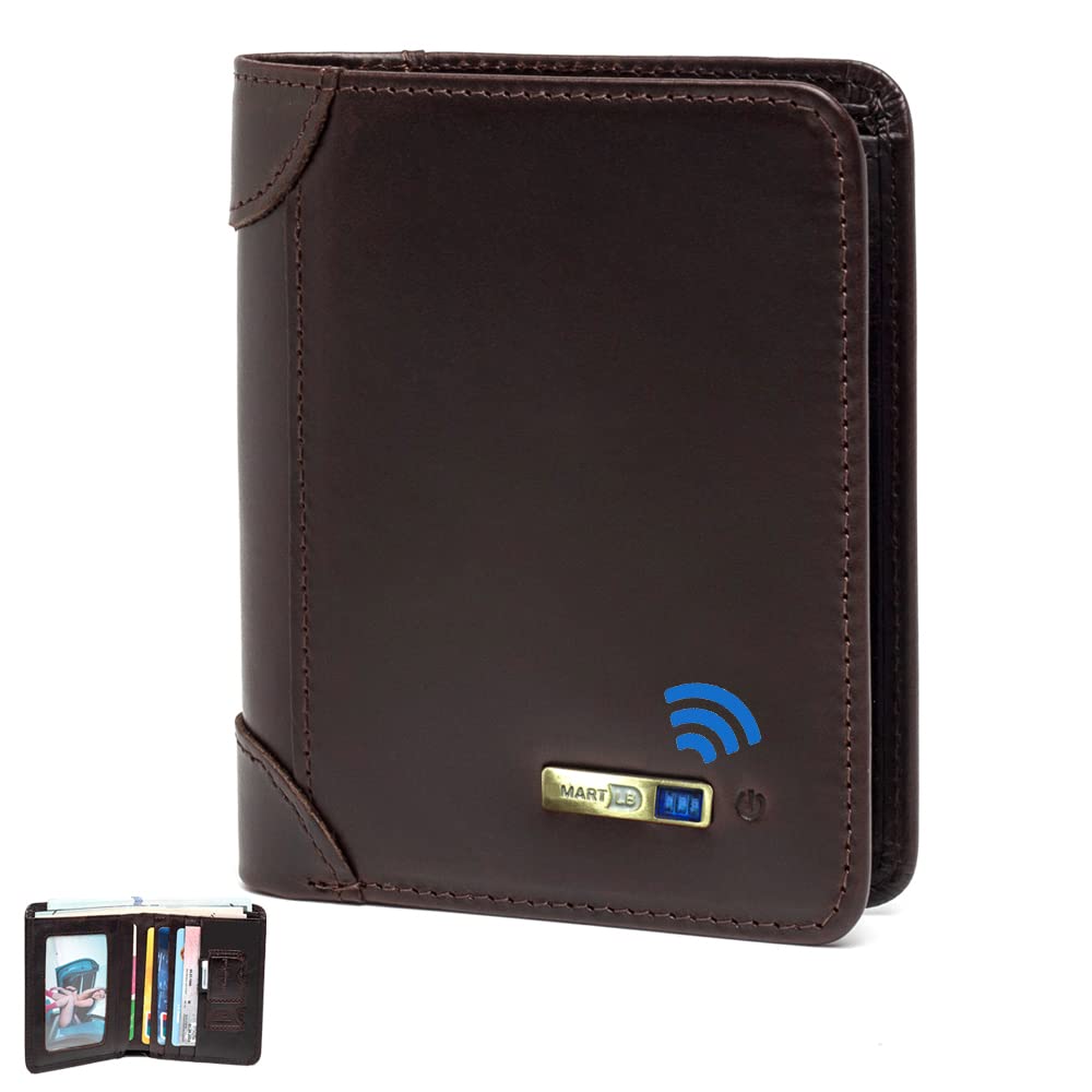SMART LB Anti-Lost Bluetooth Leather Wallet Tracker & Finder