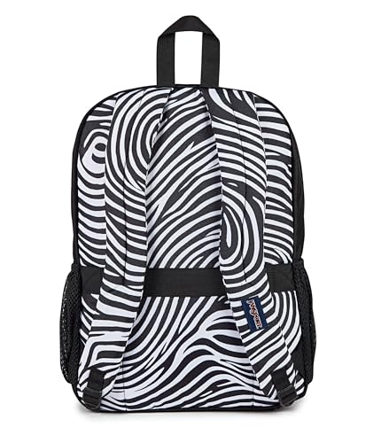 Image of JanSport Big Plans Backpack, Surreal Swirlies Con Black /Black /White /Black