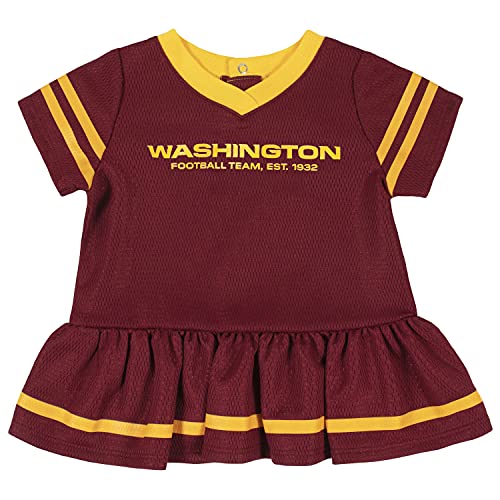 Image of Gerber NFL Baby Girls Jersey Dress and Diaper Cover