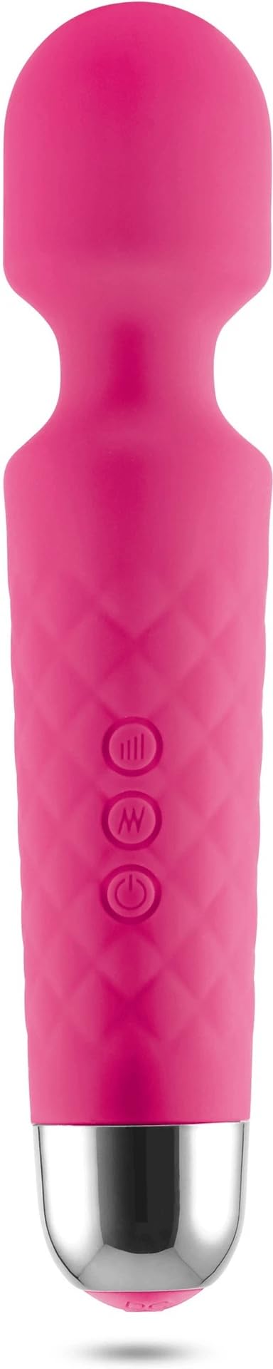 Cordless Full Body Massager Machine | Electric Deep Tissue Massager | Muscle Pain Relief Massager |20 Vibration Speed and Pattern | USB Rechargeable | Waterproof (Black)-image-7