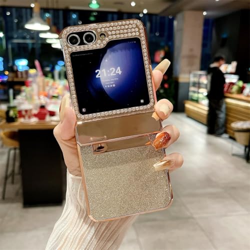Coque Samsung Galaxy Z Flip 6 fine dorée idéale pour le quotidien