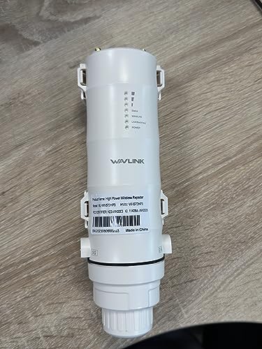 Image of AC1200 Outdoor WiFi Range Extender, WAVLINK Weatherproof Outdoor Access Point with POE, High Power Long Range WiFi Extender Signal Booster, Dual Band 2.4 /5GHz, Support WiFi AP /Repeater /Router Mode.