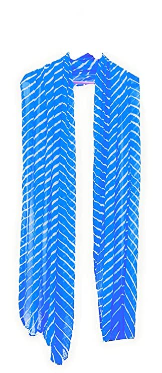 m s bandhani Women's Leheriya Chiffon Dupatta-picture-35