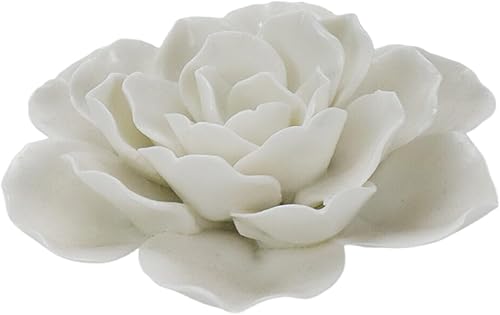 Miniatura 5 de Soporte de incienso blanco 3.35 "Dia Burner Holder Cerámica Flor Forma Incienso Palitos Titular para Yoga Studio