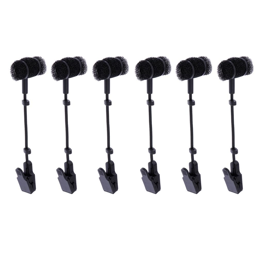 6 x Saxophone Microphone Clip without Mic, Saxophone Microphone Stand Only-picture-21