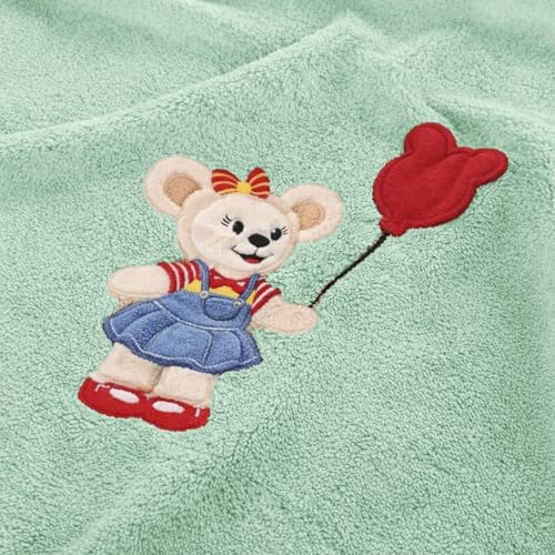 Image of MAXOSHINE Microfiber Kids Bath Towels Quick Dry Super Absorbent Super Soft Bath Towel for Babies Toddler-Baby Towel for Boys and Girls, Green Mini