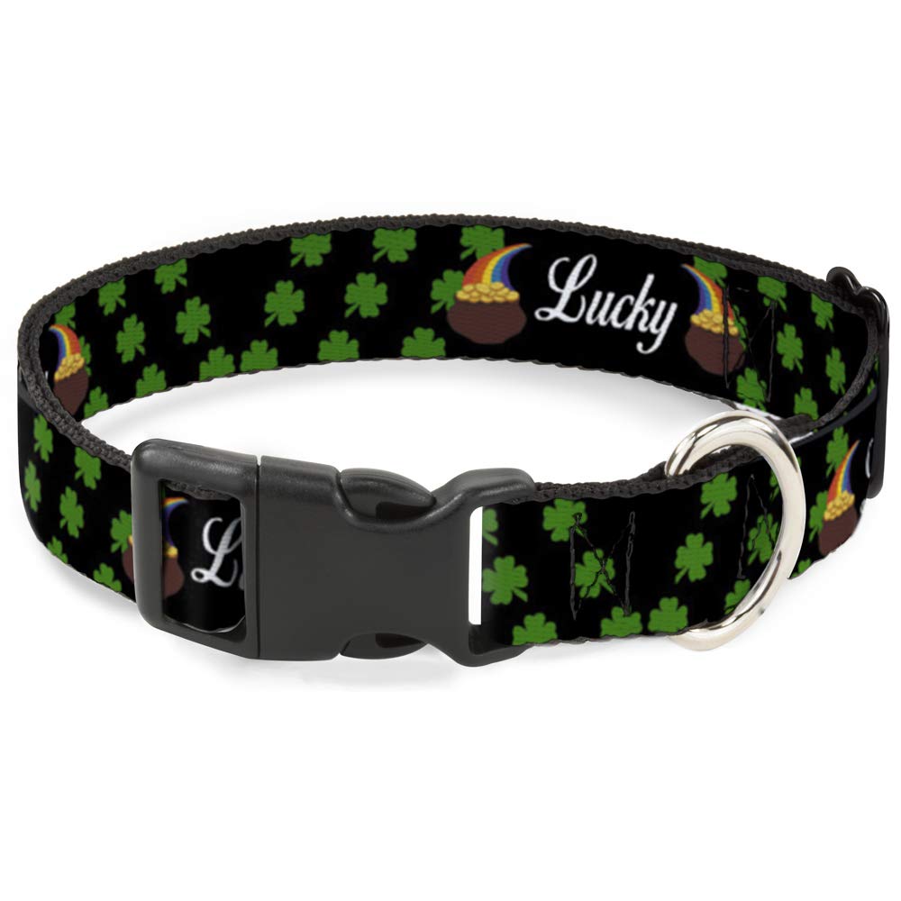 Collar para perro ligero con clip de plástico fácil de poner para cachorros inquietos