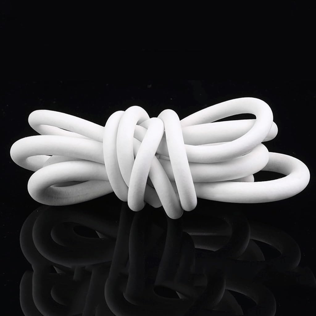 Cinta adhesiva de espuma, Tira de sellado de espuma de silicona autoadhesiva, redonda, sólida, de 1 m, en varios tamaños(30mm)