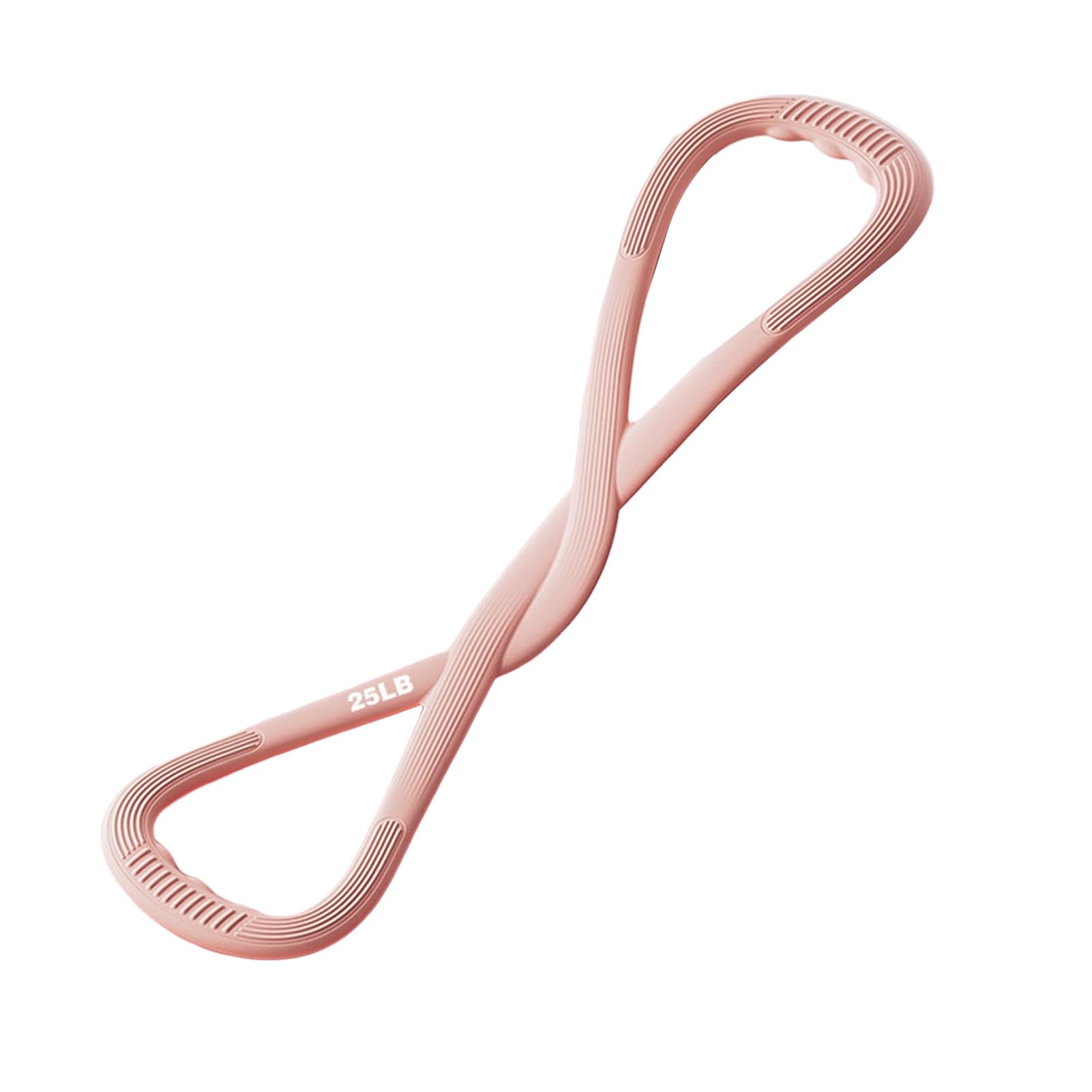 Figure 8 Resistance Band - Silicone Anti-Slip Fitness Elastic Strap 25 35Lbs for Arm Shoulder Stretch Strength Training