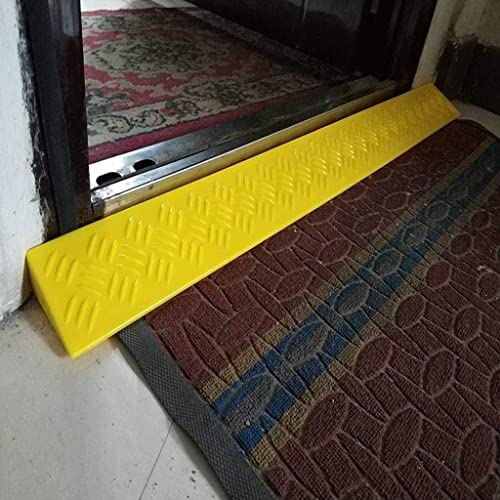 Tapis de rampes antidérapant jaune avec surface de protection 4cm - 7