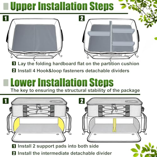 Wigojoy 2 Layer Golf Trunk Locker