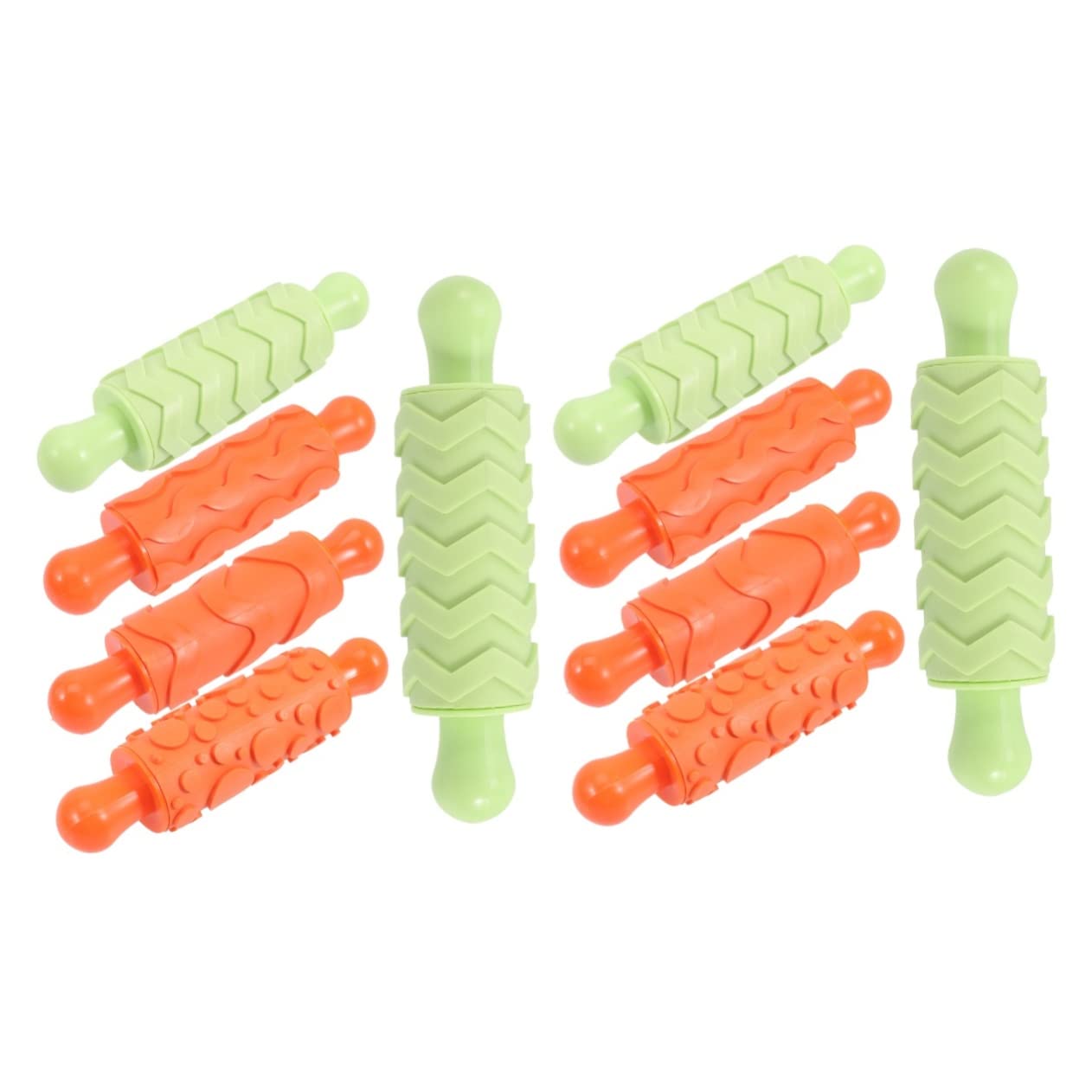 Alipis 2 Series Rodillo De Arcilla Para Herramientas De Manualidades Para Y Cocinar Utensilios Educativos Para Actividades Familia Comida Falsa 5 Piezas*2