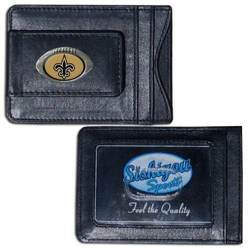Image of NFL Leather Money Clip Cardholder
