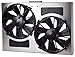 Derale DER66842 Pwm Dual Rad Fan/Aluminum Shroud Assembly
