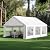 GREEN PARTY 16x20FT Party Tent Heavy Duty, Large Wedding Event Shelters with 3 Carry Bags & Removable Sidewalls, Outdoor Canopy Gazebo Commercial Tent for Carport Camping Garden Patio