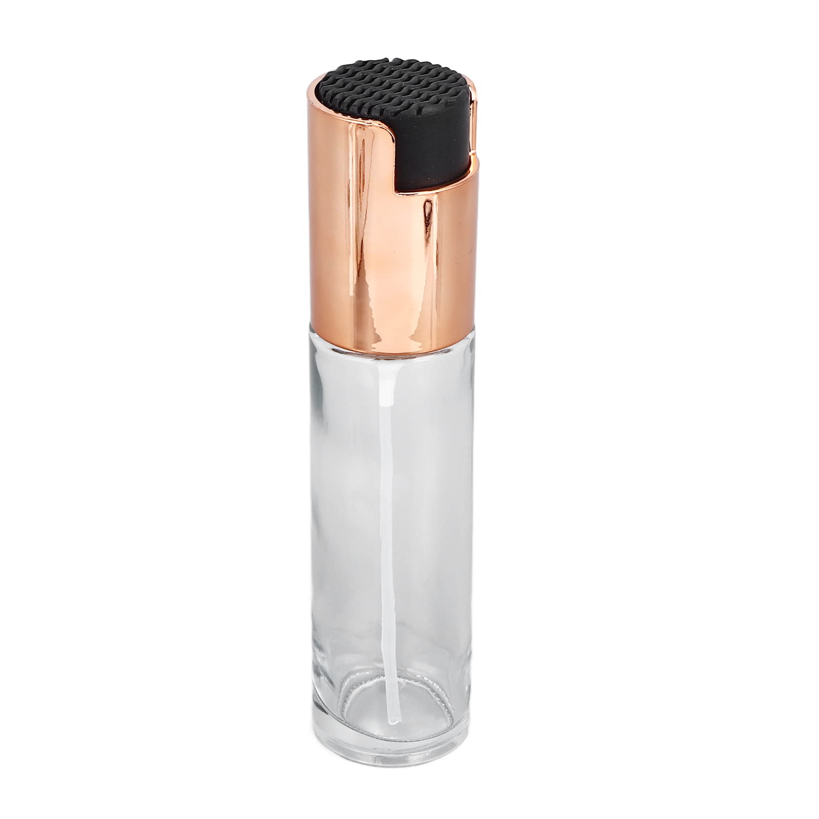 AUNMAS Oil Spray Bottle, Anti Slip Glass Olive Oil Sprayer for Cooking Baking, Roasting, Frying, Portable ABS Glass Olive Oil Spritzer for Home Outdoor Picnic BBQ