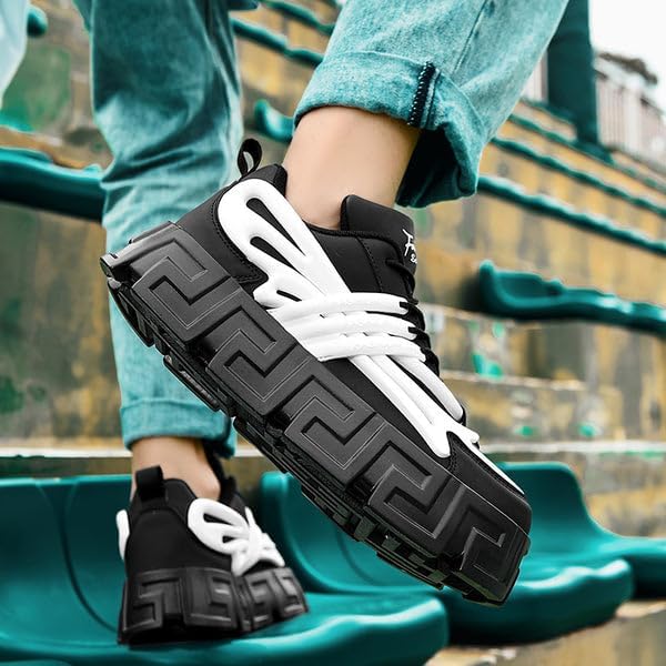 Image of STAPER Running Shoes for Men | Walking & Gym Sticker Sports Shoes with Max Cushion /Technology | Sneakers Lace Up Sports Shoes for Men